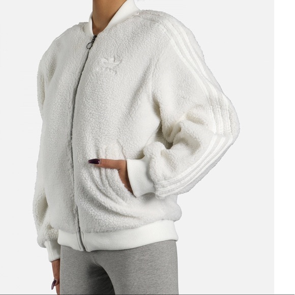 Adidas Sherpa Bomber Jacket - Picture 7 of 7